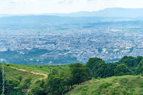 若草山から見た奈良の街