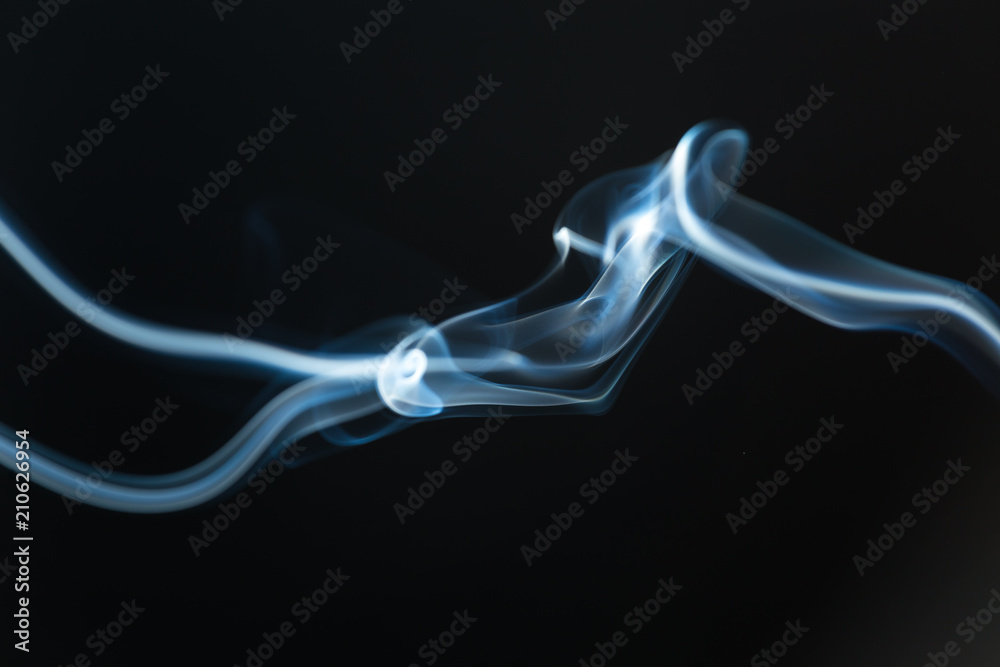 Movement of white smoke Movement of white smoke