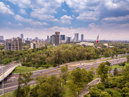 Mexico City Polanco Aerial View