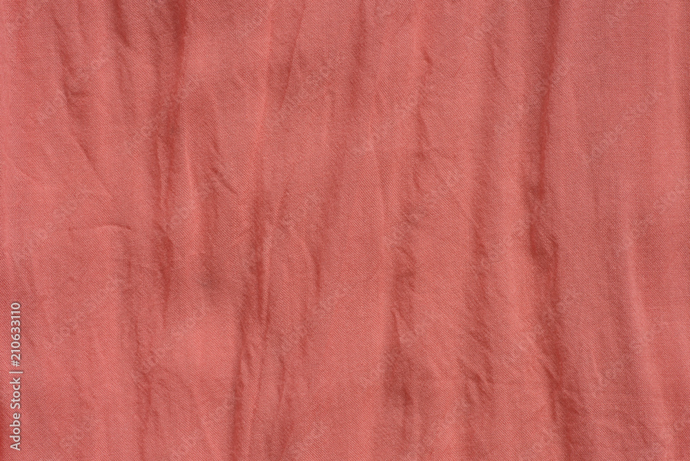 red creased textile background texture