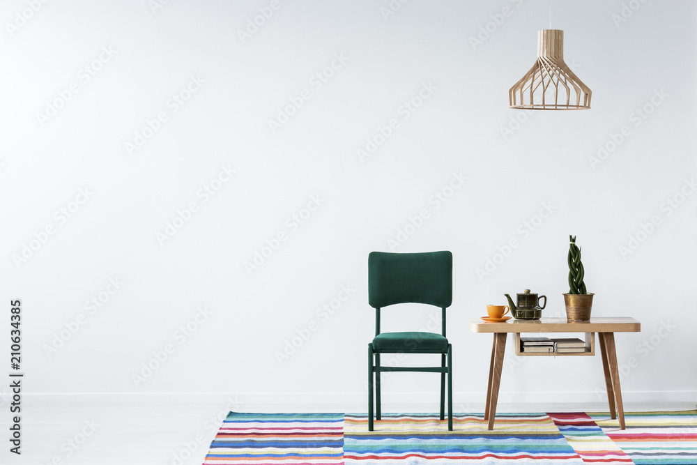 Fototapeta premium Dining room with copy space