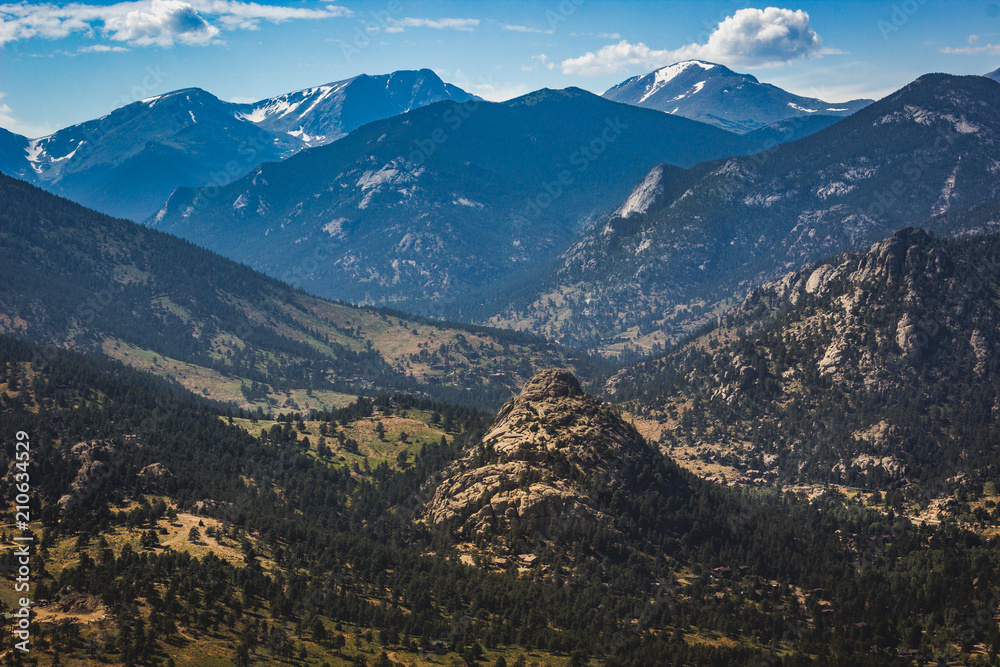 Fototapeta premium Estes Park Aerial