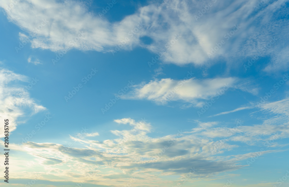 Blue Sky with white clouds for your background. Blue Sky with white clouds for your background.