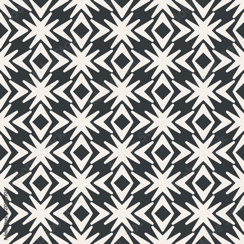 Symbol abstract seamless pattern monochrome or two colors vector