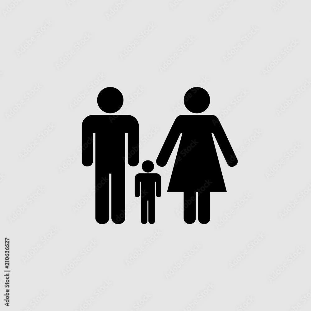 Family icon vector Family icon vector