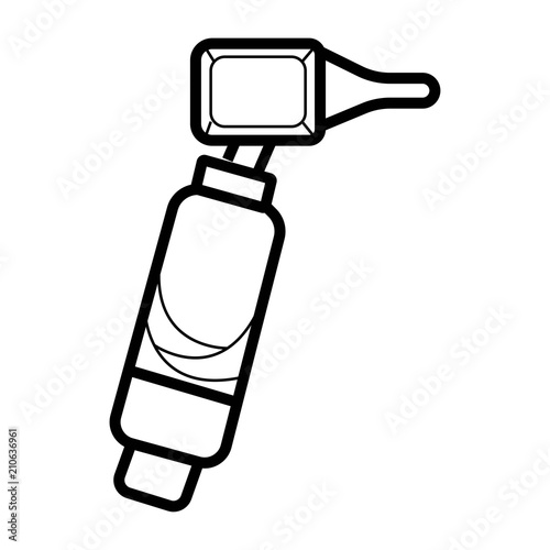 otoscope icon - vector