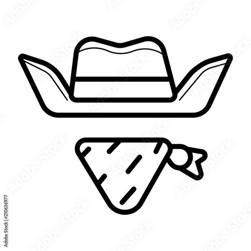 hat and bandana icon
