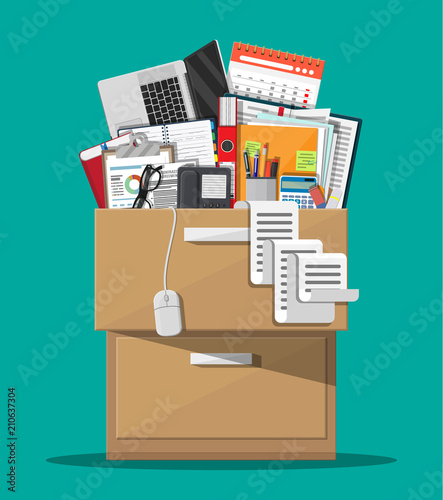 Office furniture. Cabinet, locker, drawer