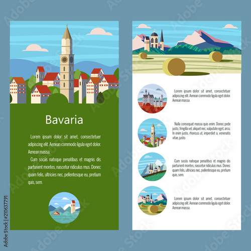 Bavaria. Vector illustration.