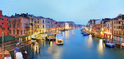 Grand Canal at night  Venice