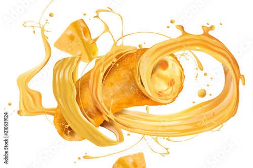 Cheese puffs section with fillings