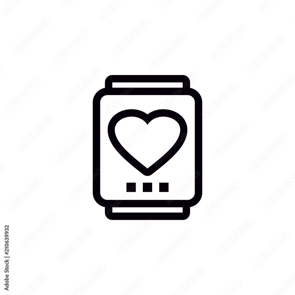 Smart watch vector icon Smart watch vector icon