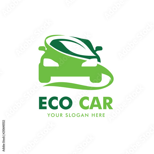 Eco Car Logo Vector