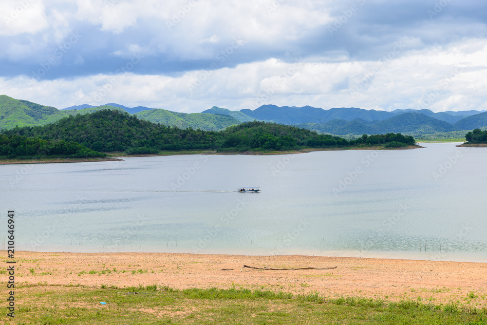 Landscape at Kaeng Krachan Dam, Kaeng Krachan National Park Thailand