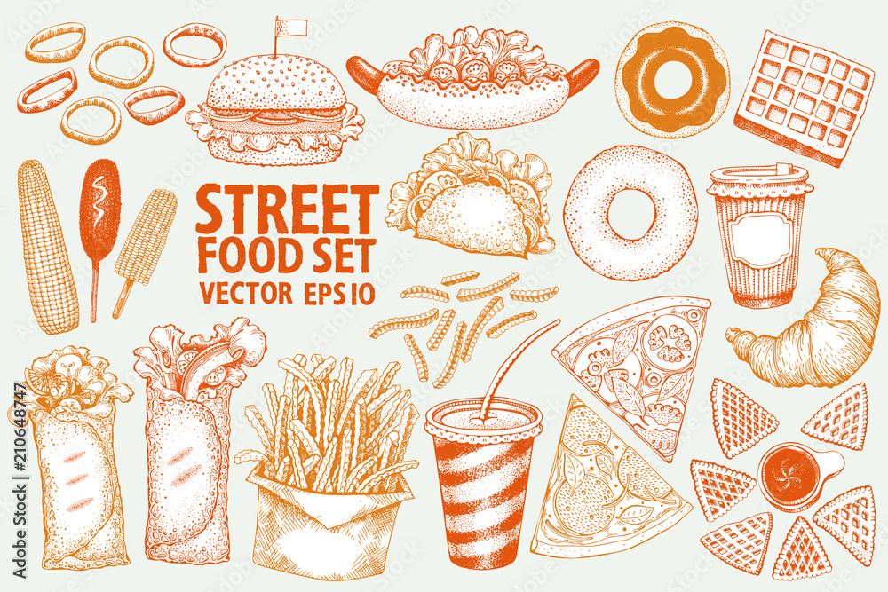 8,500+ Fast Food Packaging Illustrations, Royalty-Free Vector Graphics &  Clip Art - iStock