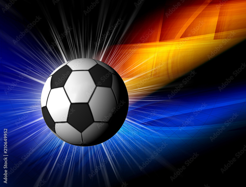 Obraz premium Football illustration for championship