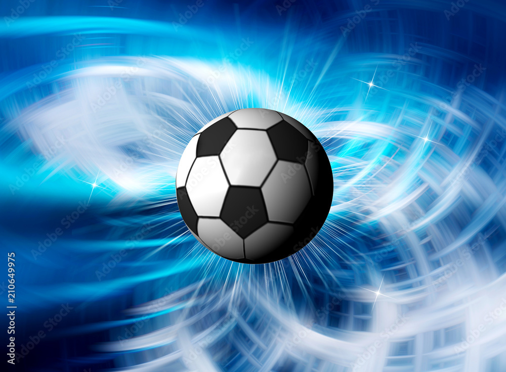 Naklejka premium Football illustration for championship