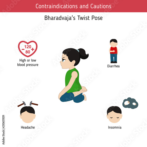 Child doing yoga.