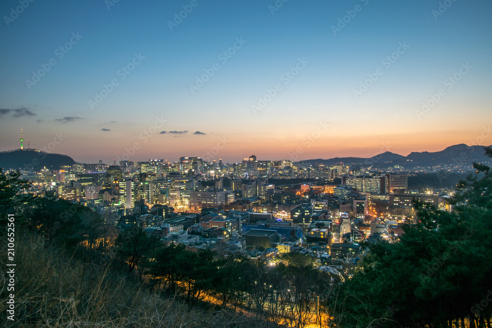 Night view in Seoul