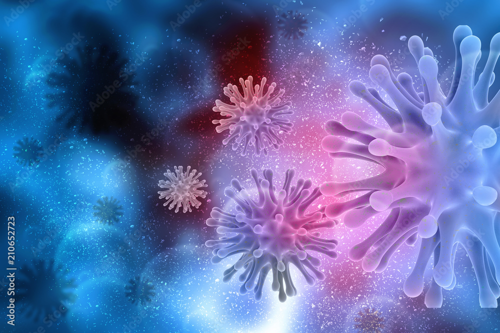 3d render Corona virus microscopic view
3d render Corona virus microscopic view