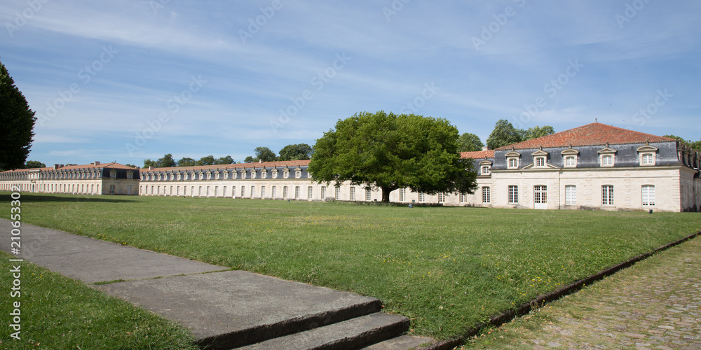 The Corderie Royale architecture in Rochefort city : The Royal Rope making factory