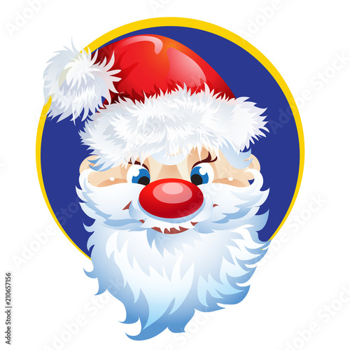 Christmas character cartoon santa claus.