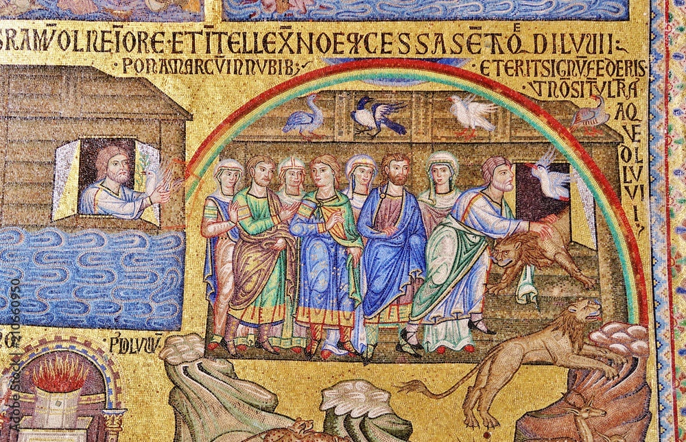 Arche Noah, Mosaik, Markusdom, Venedig