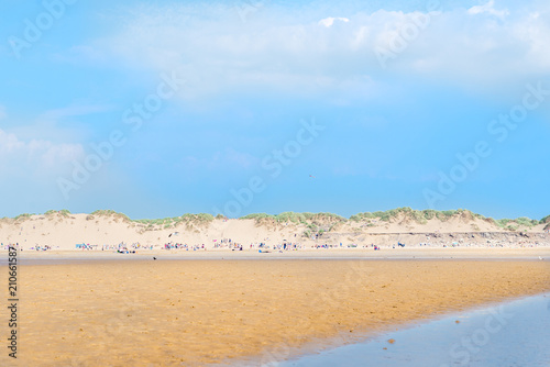 Sandy Formby Beach  near Liverpool on a sunny day © manuta