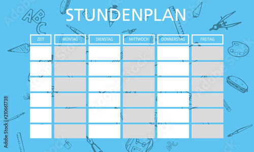 Stundenplan Pause