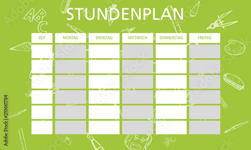 Stundenplan Pause