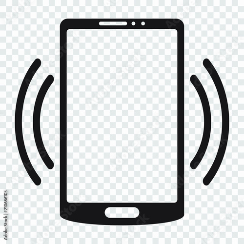 Smartphone call vector icon