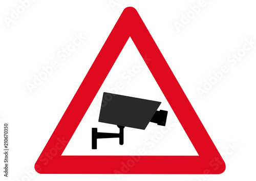 Schild Achtung Videoüberwachung 