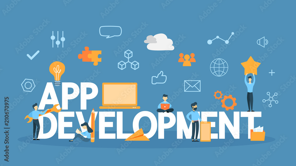 App development concept.