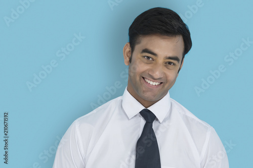 Portrait of smiling businessman 