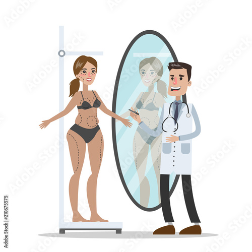 Plastic surgery set.