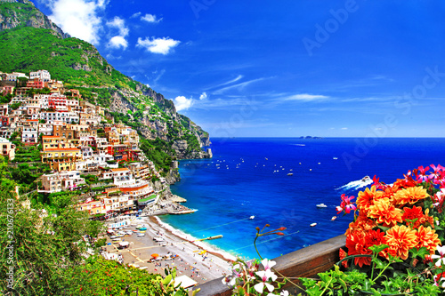 beautiful Positano. Gorgeous Amalfi coast, Italy