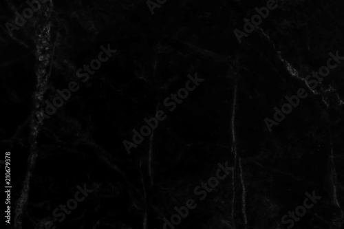 Abstract black marble background with natural motifs.