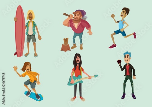 Male Character Set 2