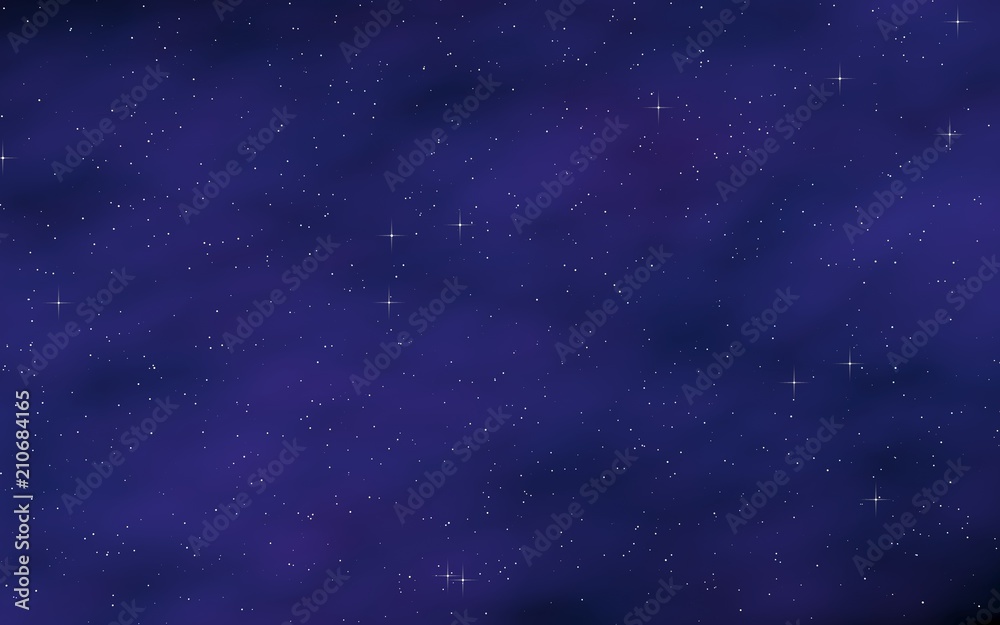 Obraz premium Colorful and beautiful space background. Outer space. Starry outer space texture. 3D illustration