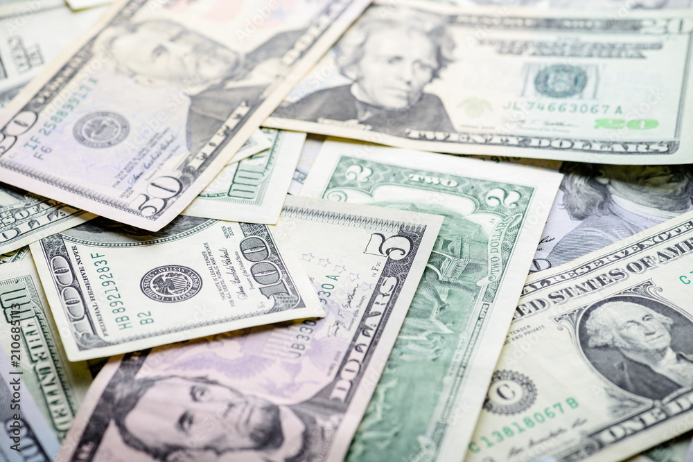 Money background. American dollars Money background. American dollars