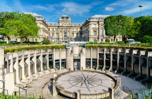 Amphitheatre and the Prefecture of Lille in the Republic Square. France
