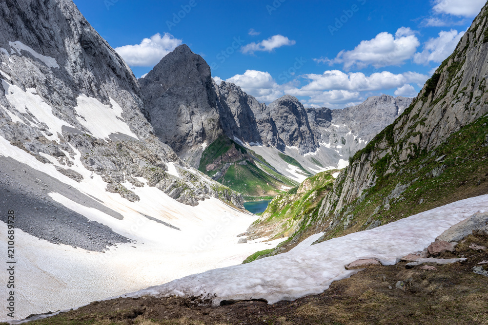 landscape in the Austrian Alps
