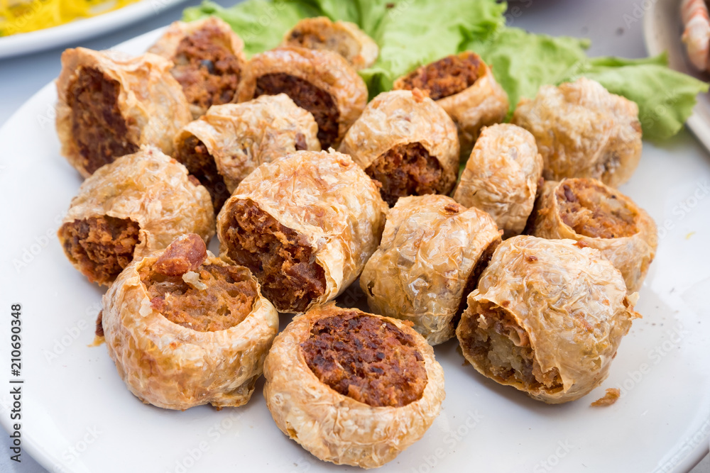 Hoi jo deep fried crab meat rolls chinese asia culture Hoi jo deep fried crab meat rolls chinese asia culture