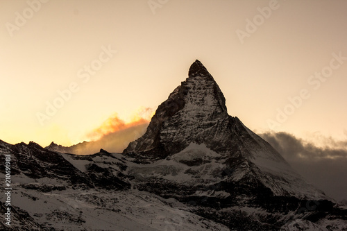 Matterhorn und umliegende Berge