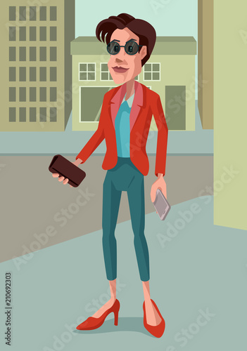 Career Woman on the go