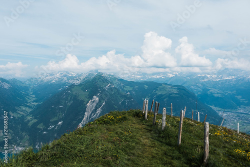 Berglandschaft beim Vierwaldstättersee (Niederbauen-Kulm) 