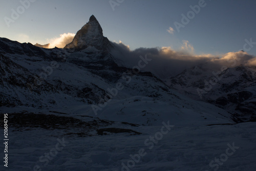 Matterhorn bei Sonnenuntergang