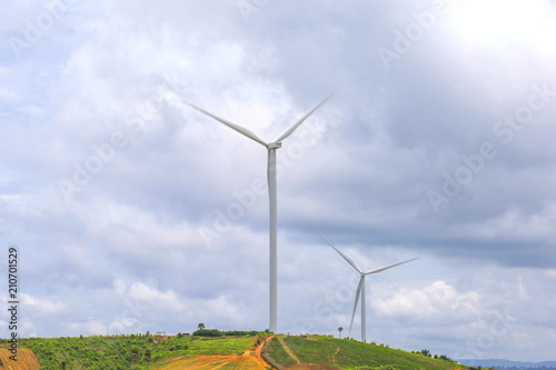 Clean energy with wind turbine