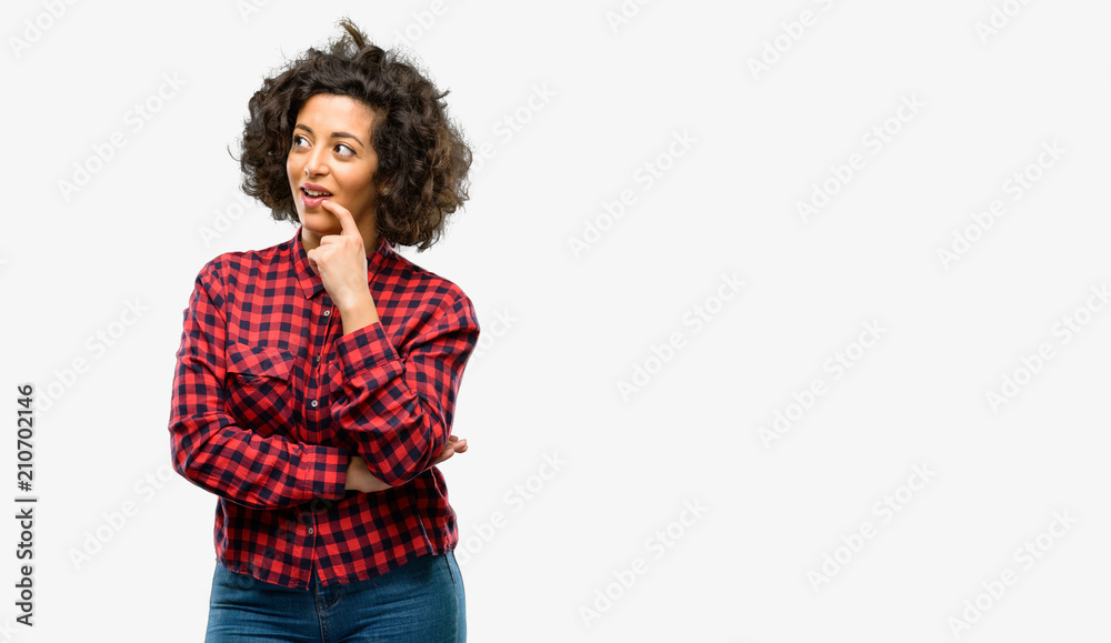 Beautiful arab woman confident and happy with a big natural smile laughing Beautiful arab woman confident and happy with a big natural smile laughing