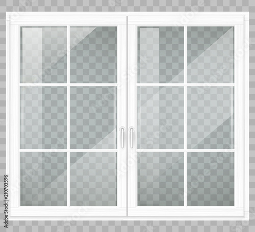 Classic wooden window